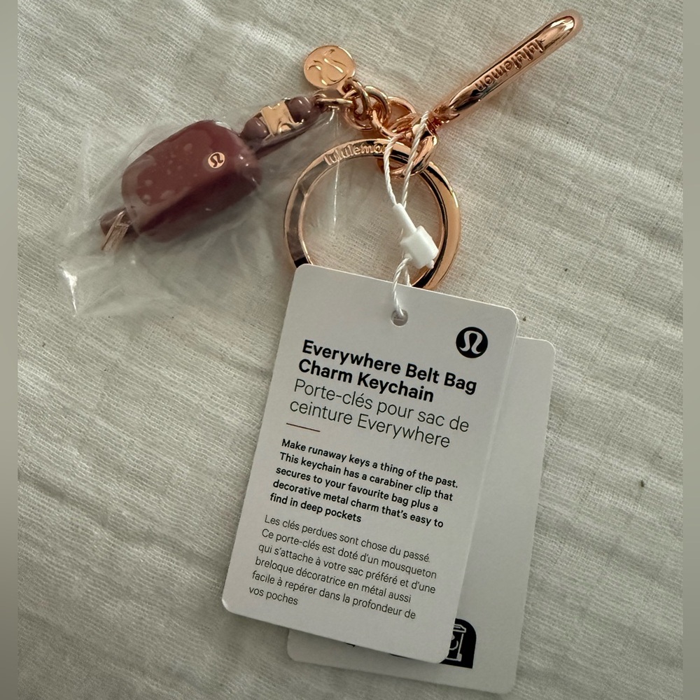 NWT Everywhere Belt Bag Charm Keychain